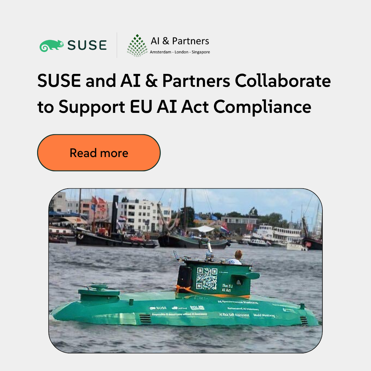 SUSE and AI & Partners Collaborate to Support EU AI Act Compliance
